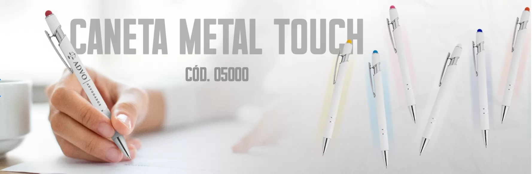 Caneta Metal Touch