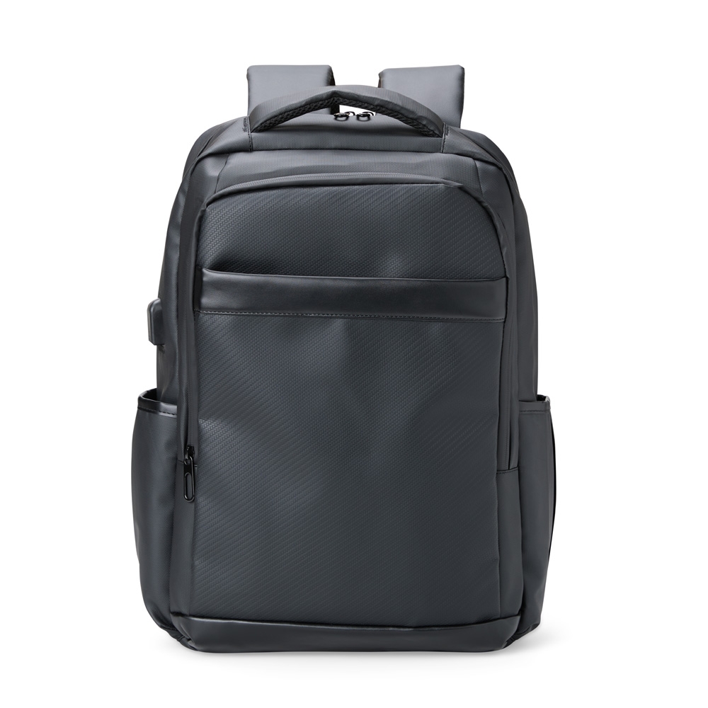 Mochila Couro Sintético USB 21 Litros