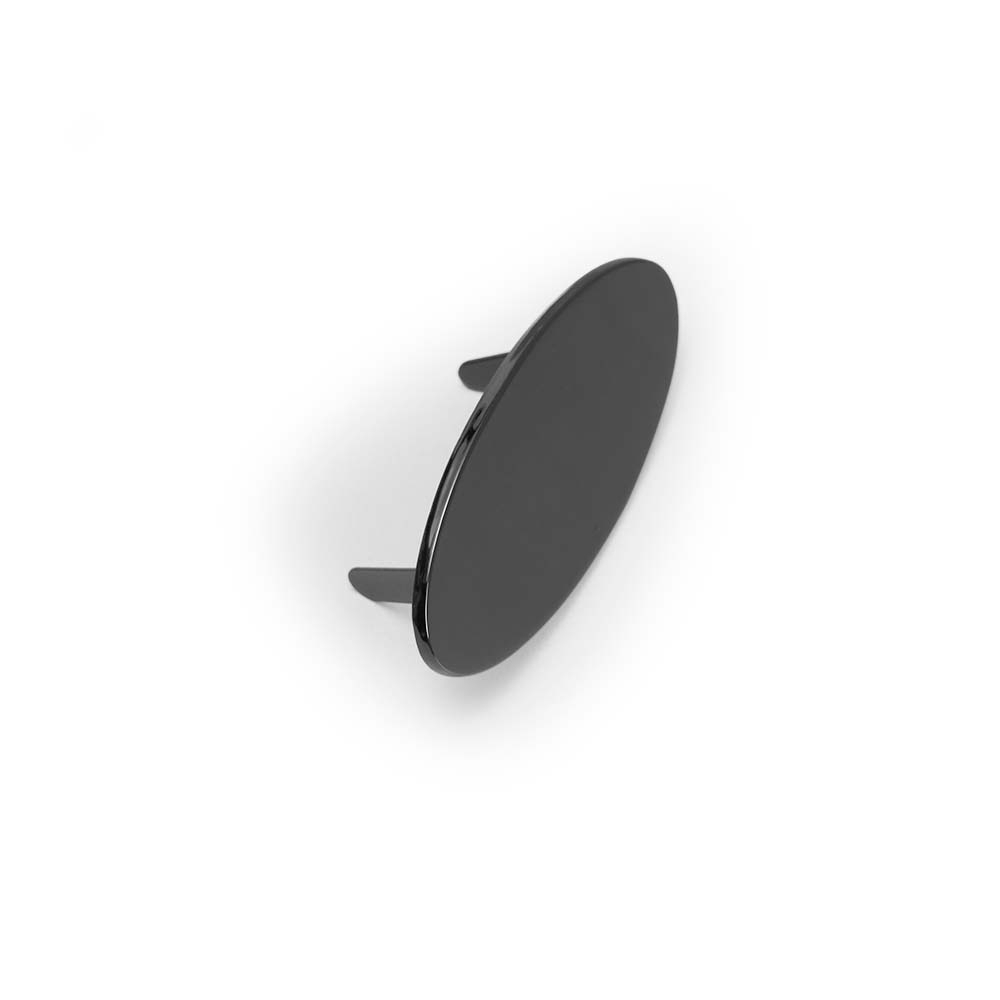Plaquinha metálica oval 