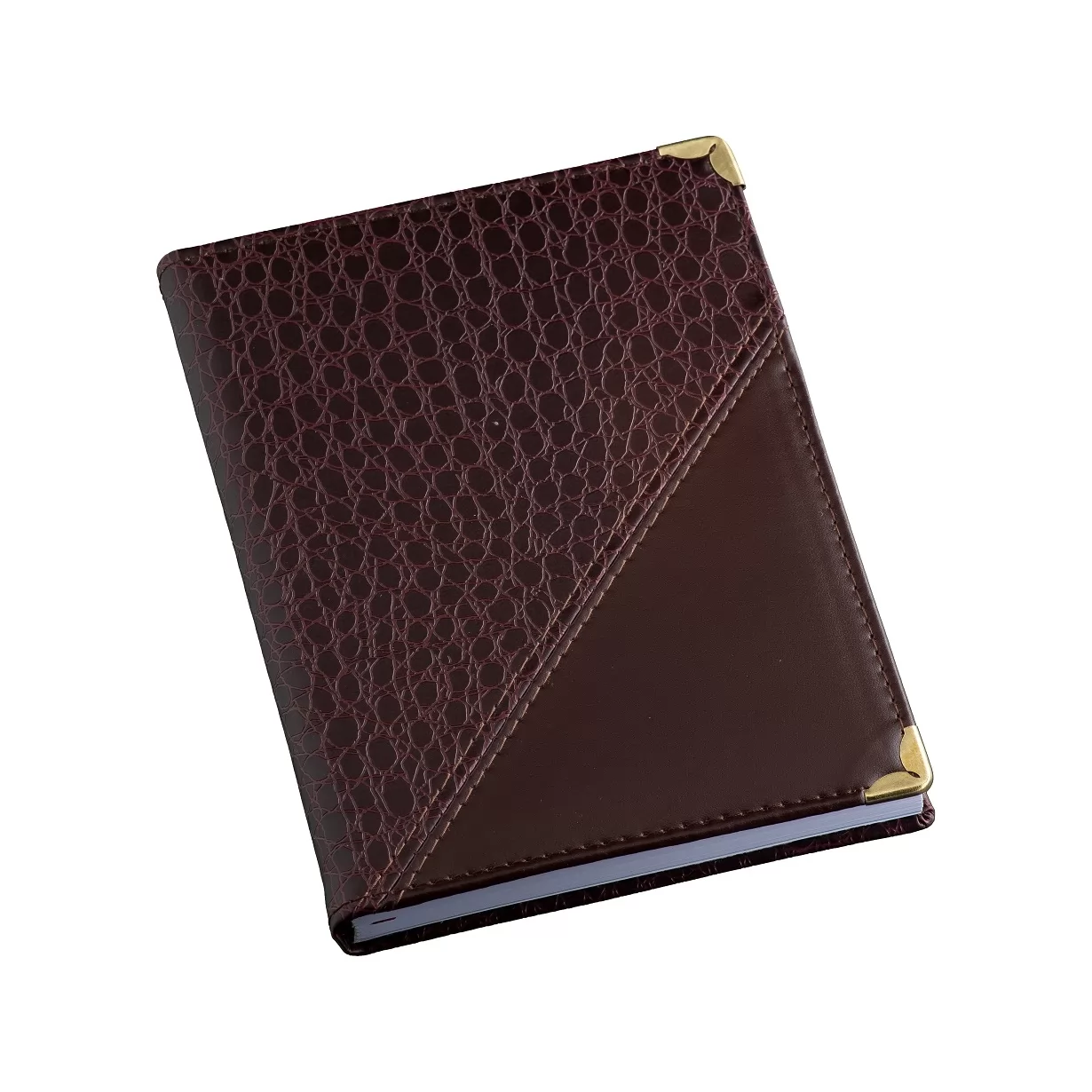 Agenda Croco Diagonal Vinho