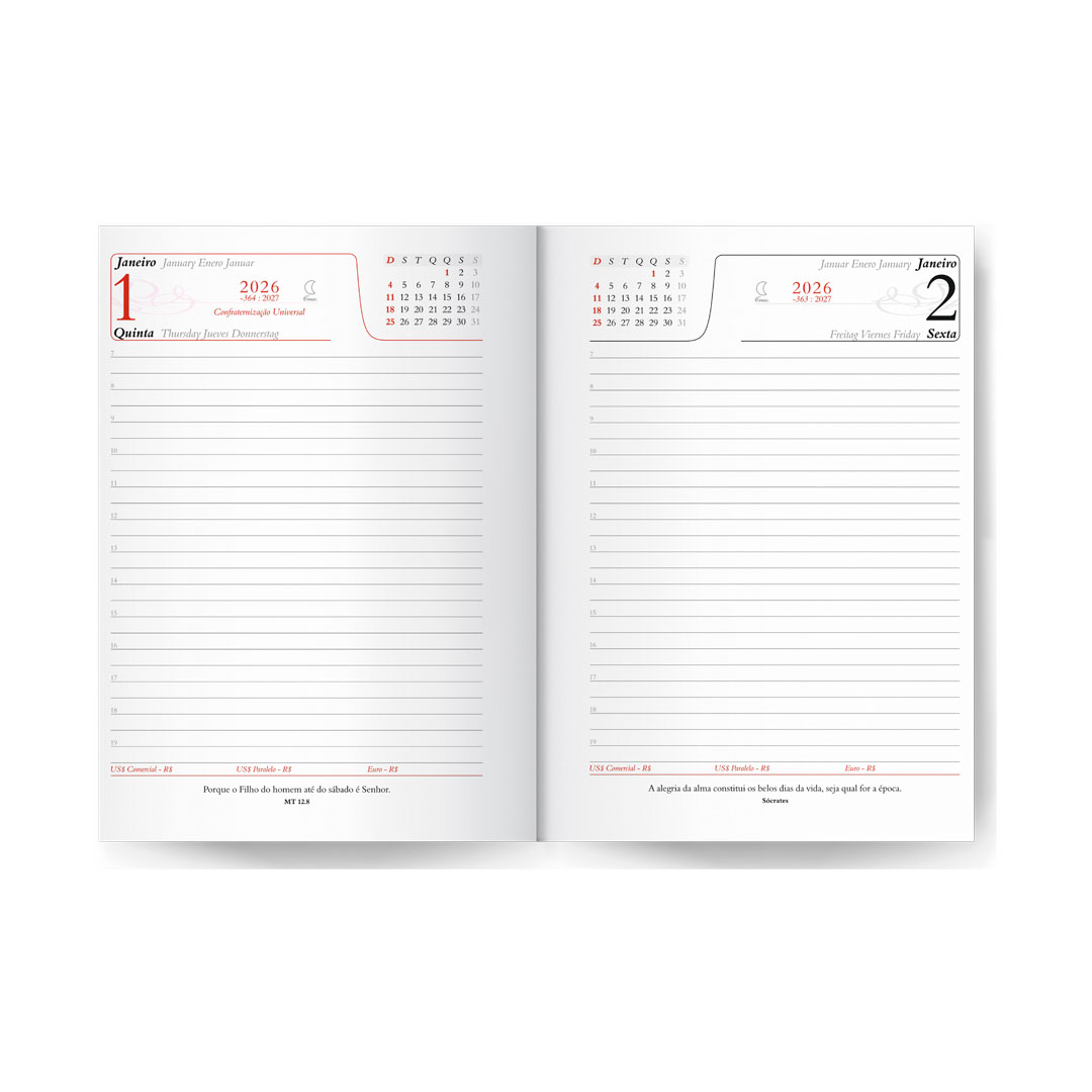 Agenda Metalizada 