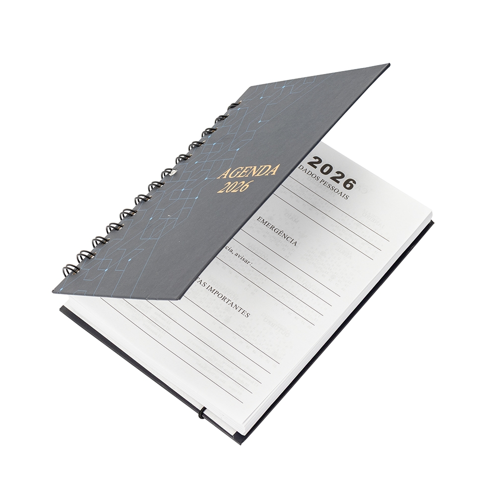 Agenda Diária 2026 Wire-O