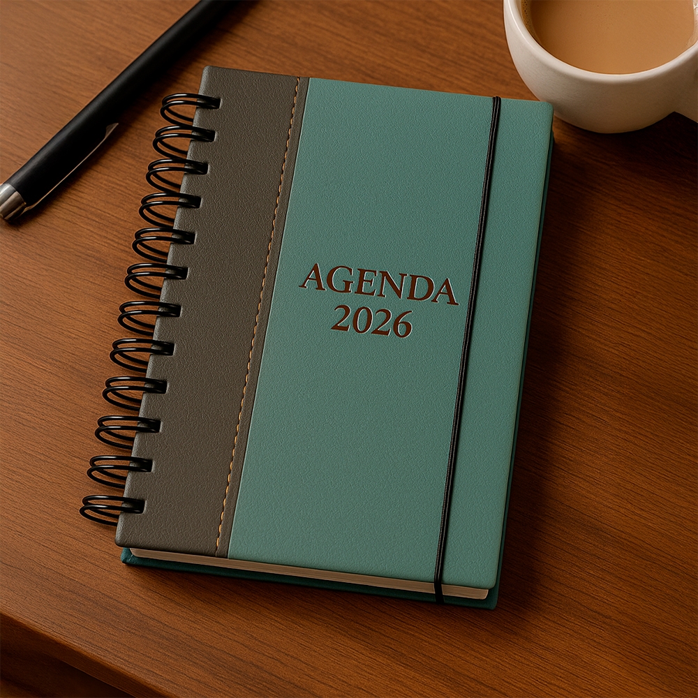 Agenda Diária 2026 Wire-O