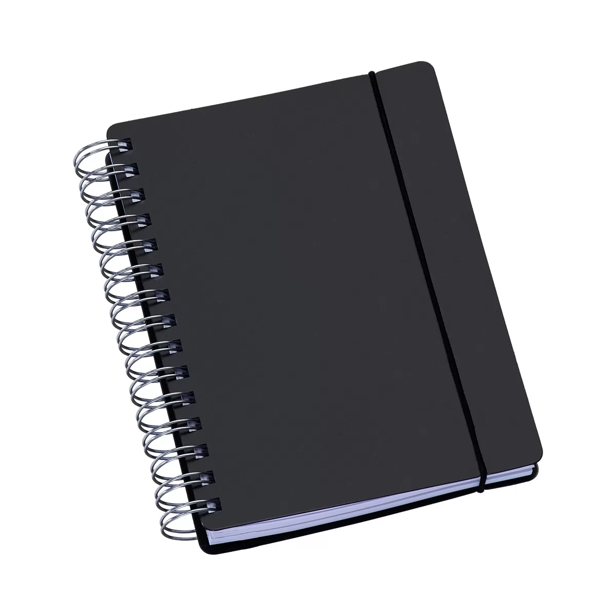 Agenda Wire-o Capa Plástica Preta