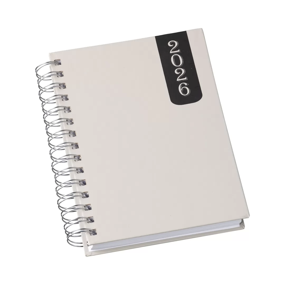 Agenda Wire-o Capa Prime Cinza