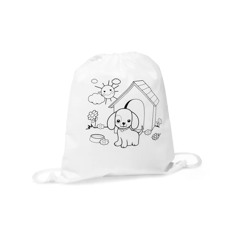 BALOO. Sacola tipo mochila para colorir