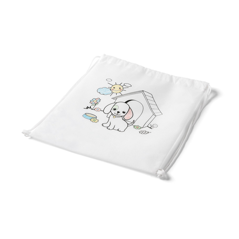 BALOO. Sacola tipo mochila para colorir