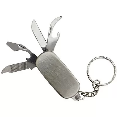 Chaveiro Metal Canivete 4 Funções