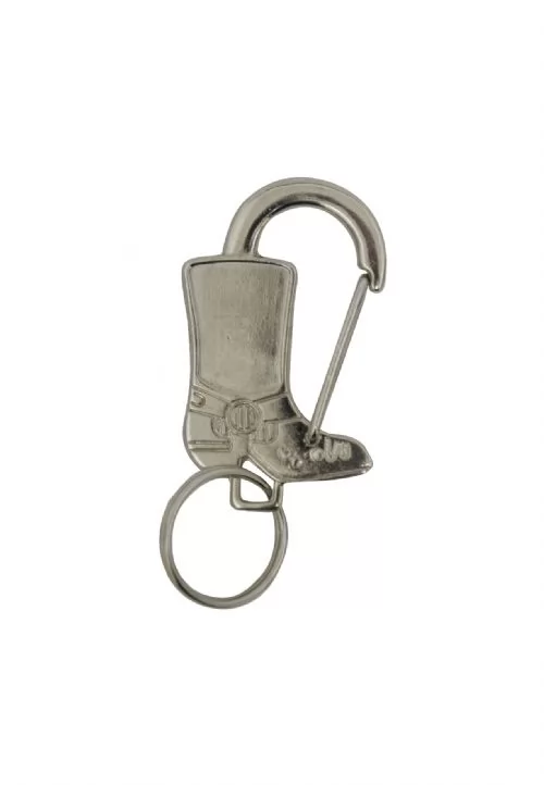 Chaveiro de metal bota country