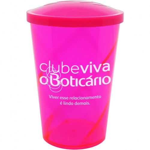 Copo  twister de 700 ml c/ tampa shake