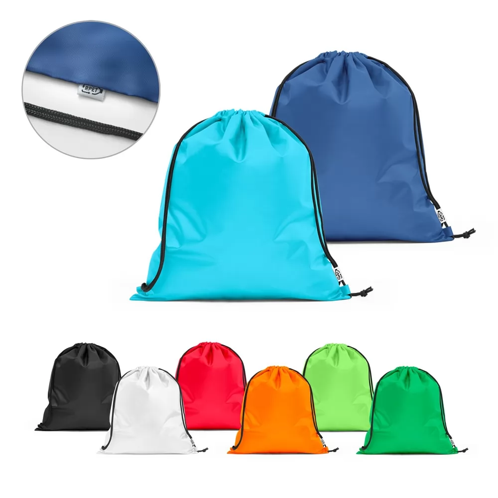 Saco tipo mochila em rPET  PEMBA