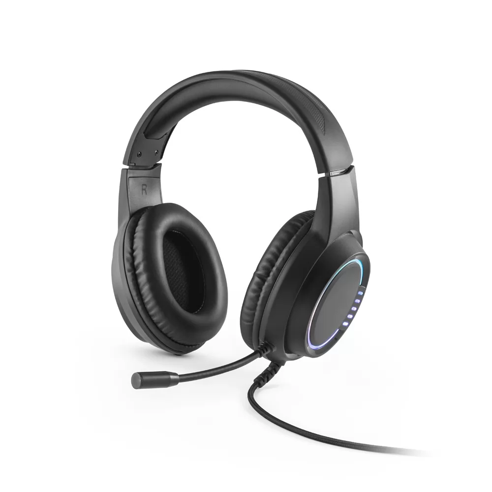 THORNE HEADSET RGB. Fones de ouvido para jogos com microfone de alta qualidade incorporado com luzes