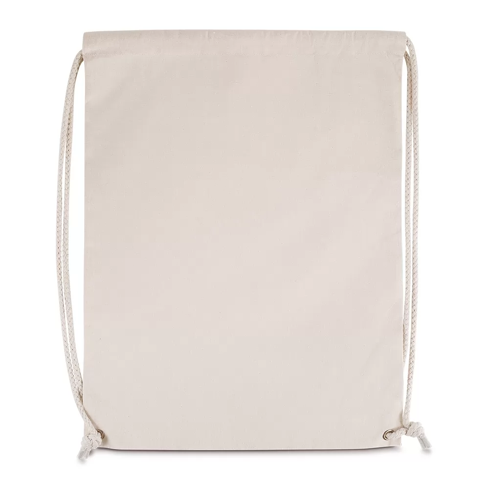 Sacola/Mochila em algodão 145g/m² (41x33x10cm)