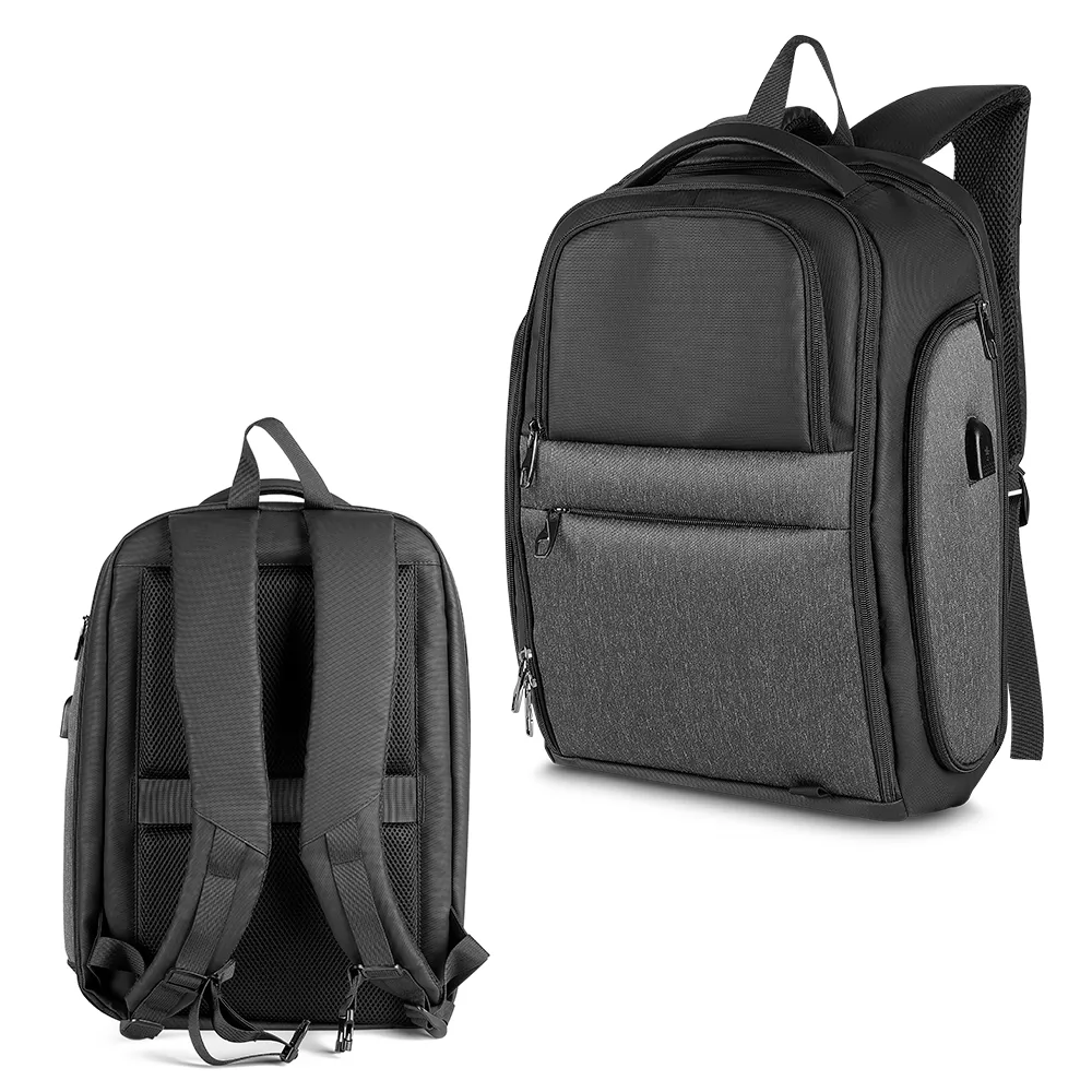 Mochila Premium para notebook em tecido poliéster.