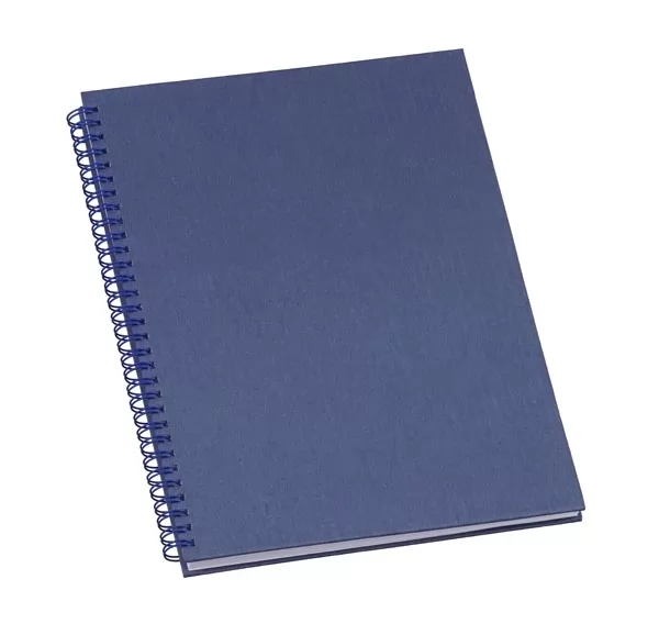 Caderno de Negocios Grande Azul