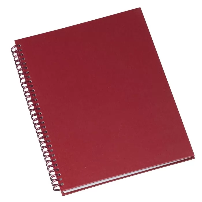 Caderno de Negocios Grande Vermelho